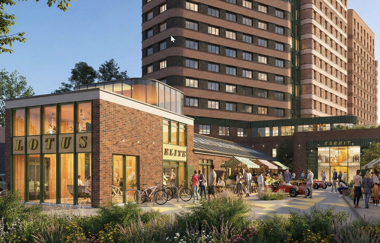 Redevelopment of ex-racing car factory in Hornsey moves up a gear