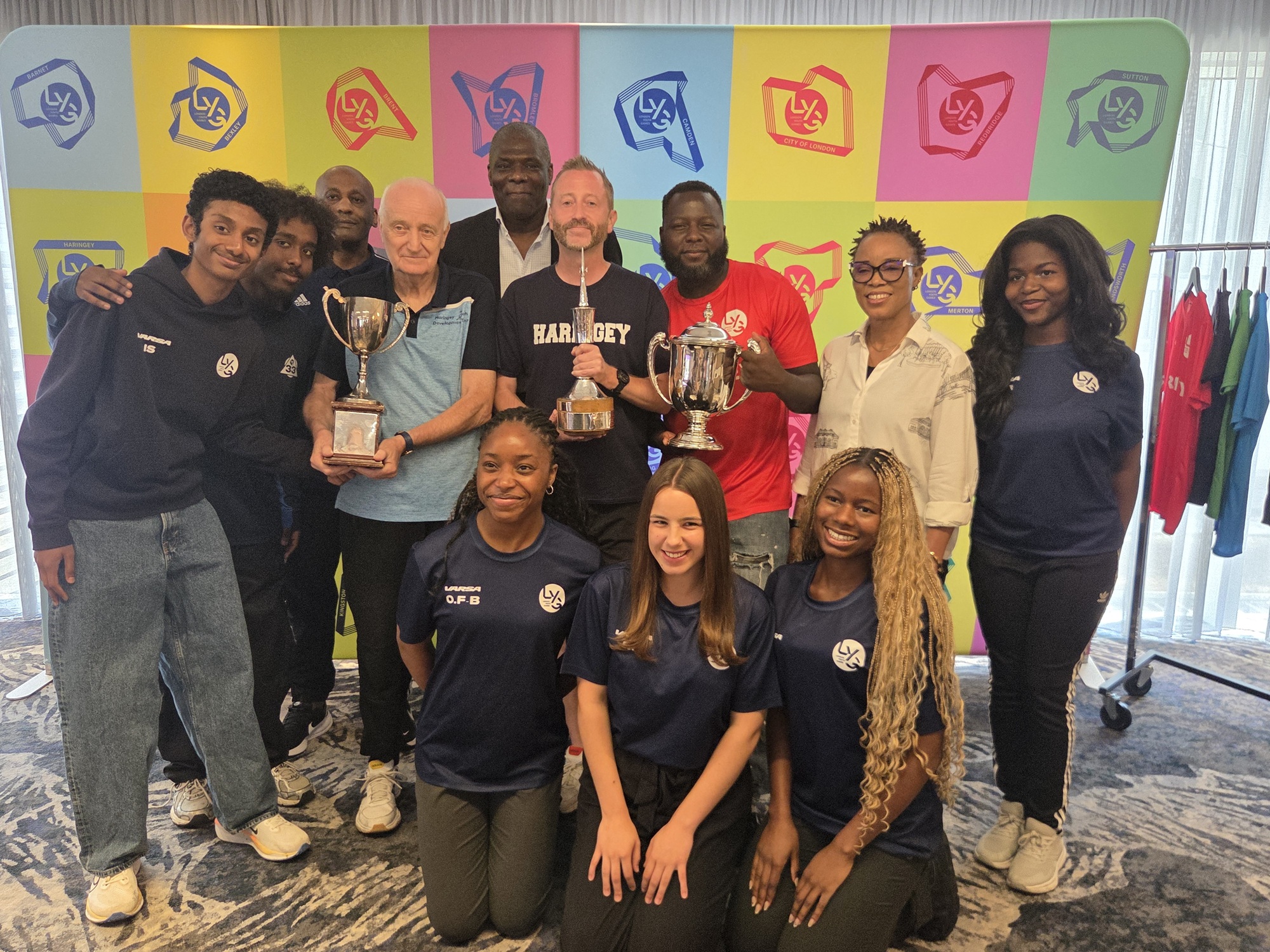 Young sports stars from Haringey celebrate third London Youth Games trophy win